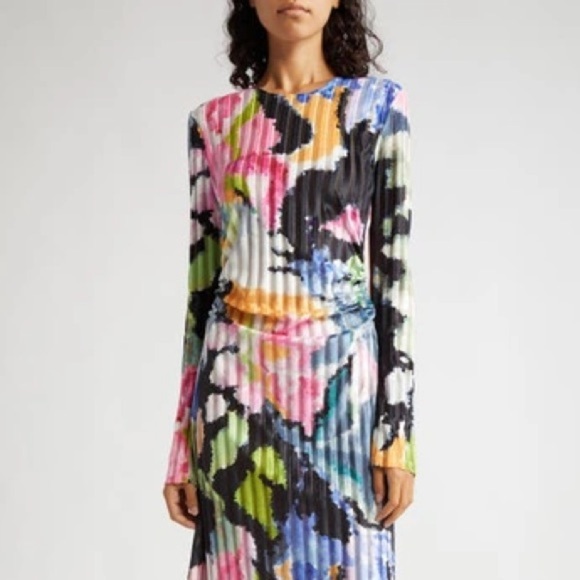 Stine Goya Blackley floral-pattern Mini Dress Size XL NWOT